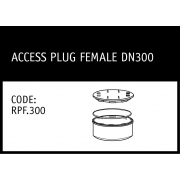 Marley Redi Civil Infrastructure Access Plug Female DN300 - RPF.300